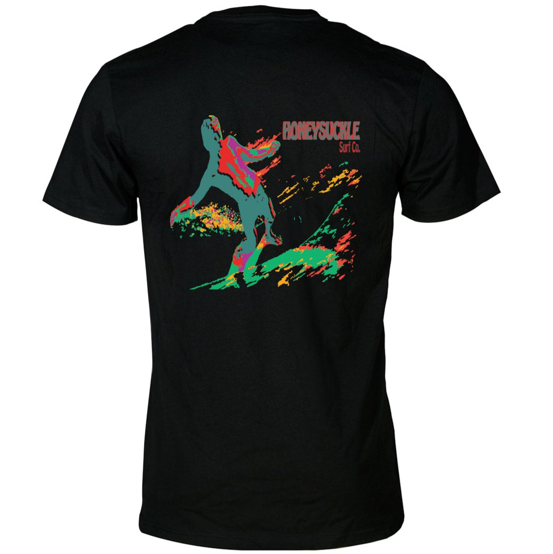 HONEYSUCKLE RETRO GREEN RED