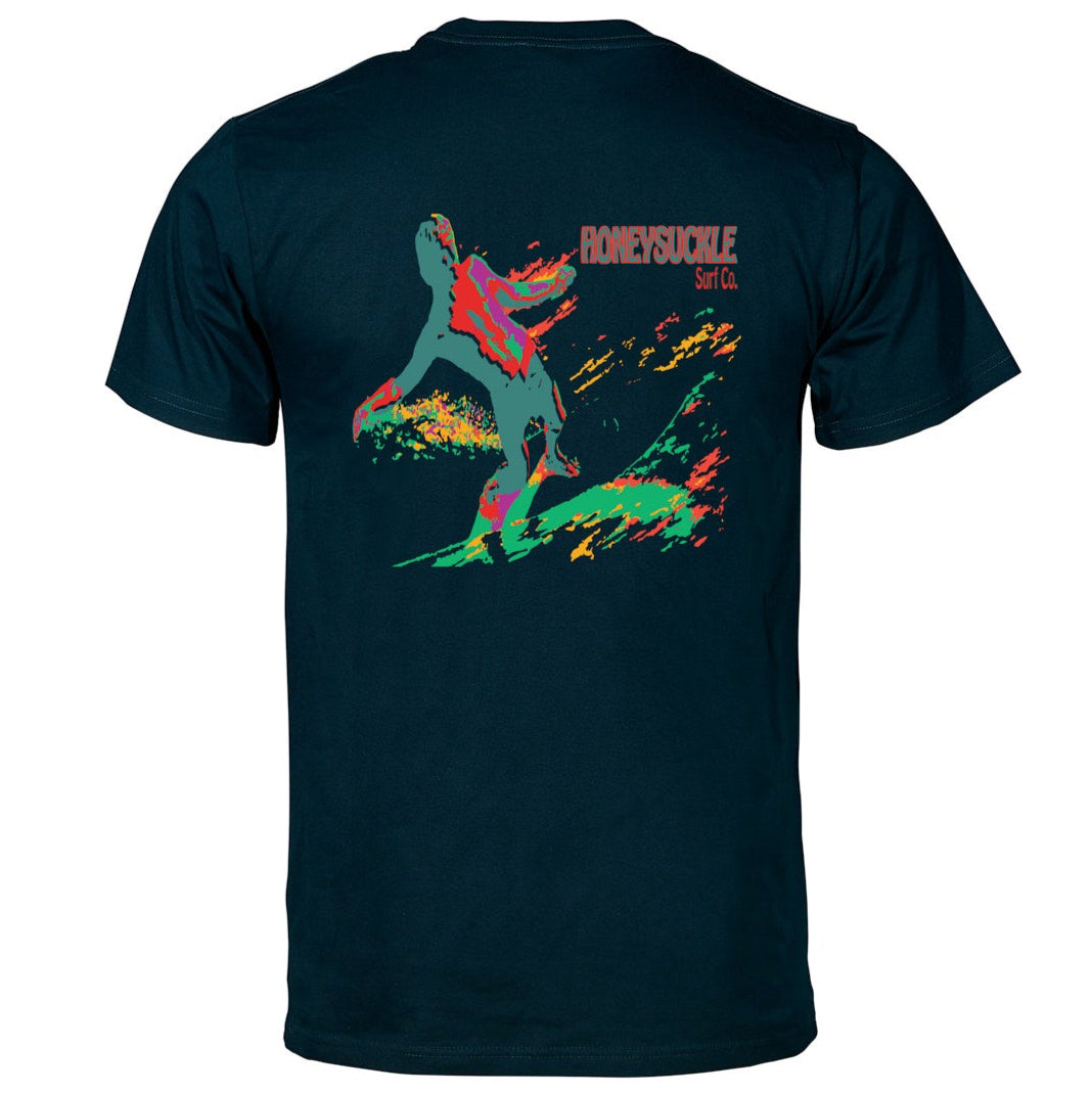 HONEYSUCKLE RETRO GREEN RED