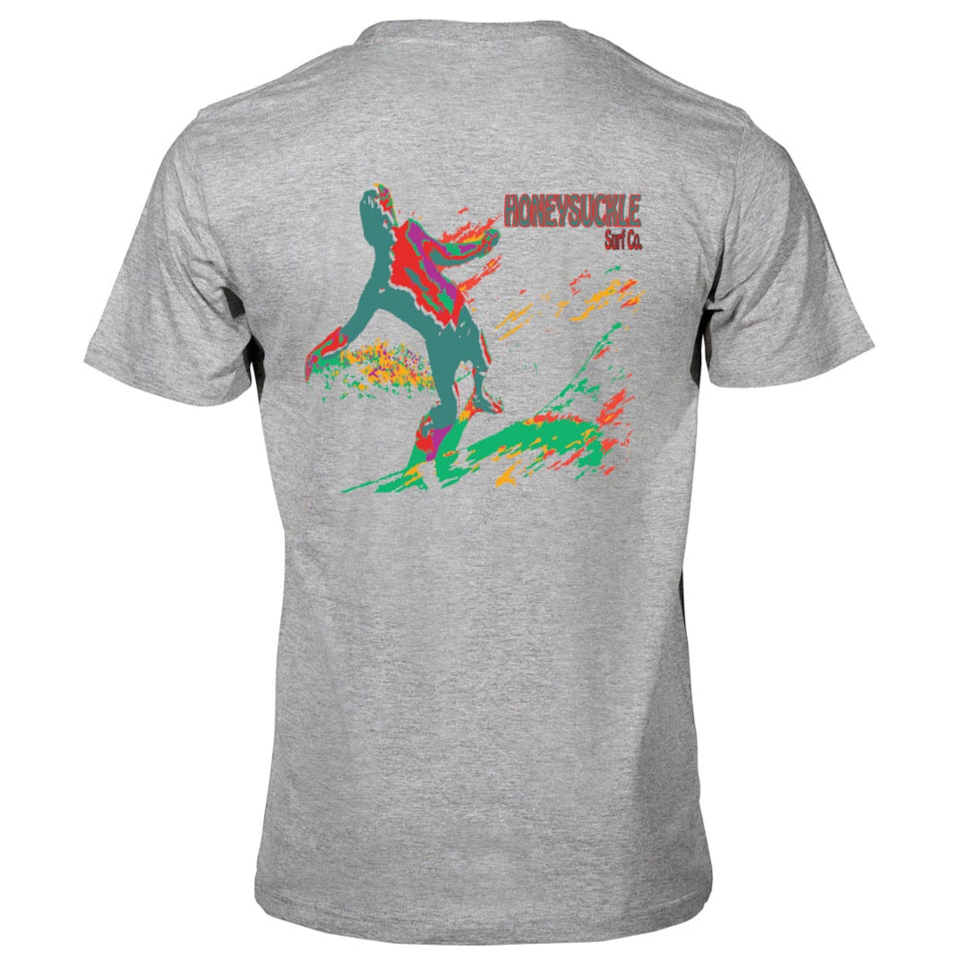 HONEYSUCKLE RETRO GREEN RED