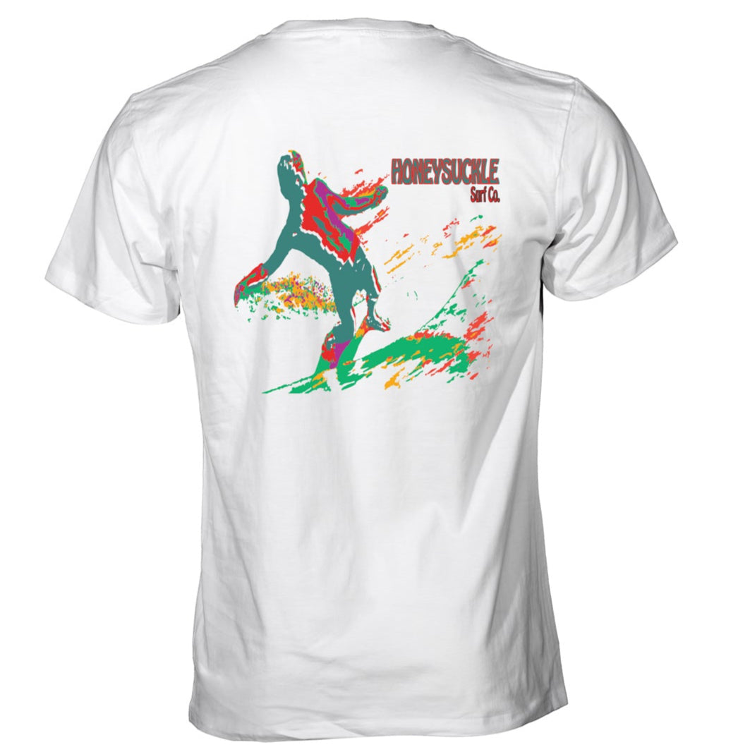 HONEYSUCKLE RETRO GREEN RED