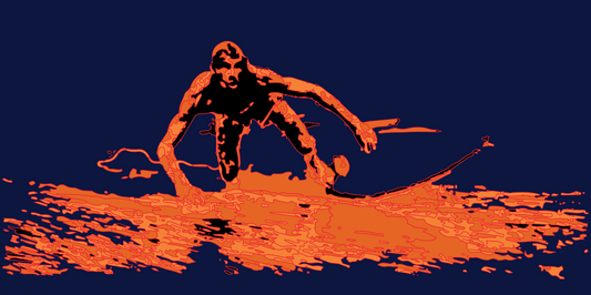 CANVAS PRINT: MP MIDNIGHT STENCIL